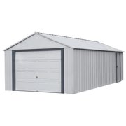 Arrow Storage Products Arrow Garage, 12x24, Flute Grey and Anthracite BGR1224FG